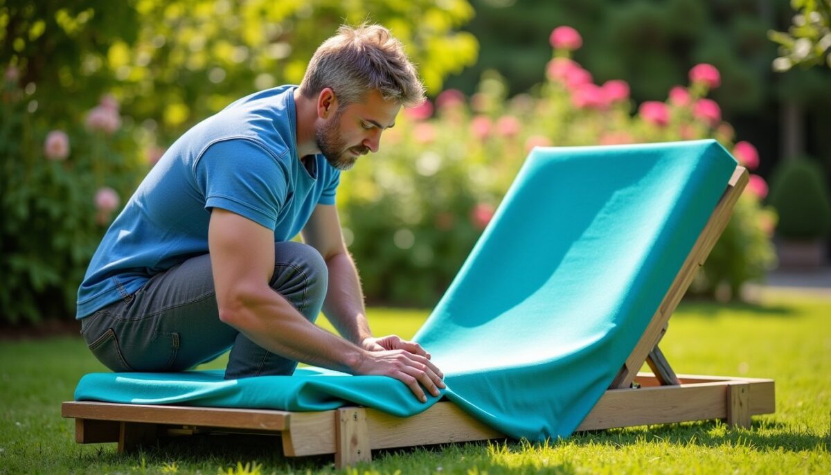 Guide pratique : remplacer la toile de votre bain de soleil par une textilène durable et confortable Guide pratique : remplacer la toile de votre bain de soleil par une textilène durable et confortable