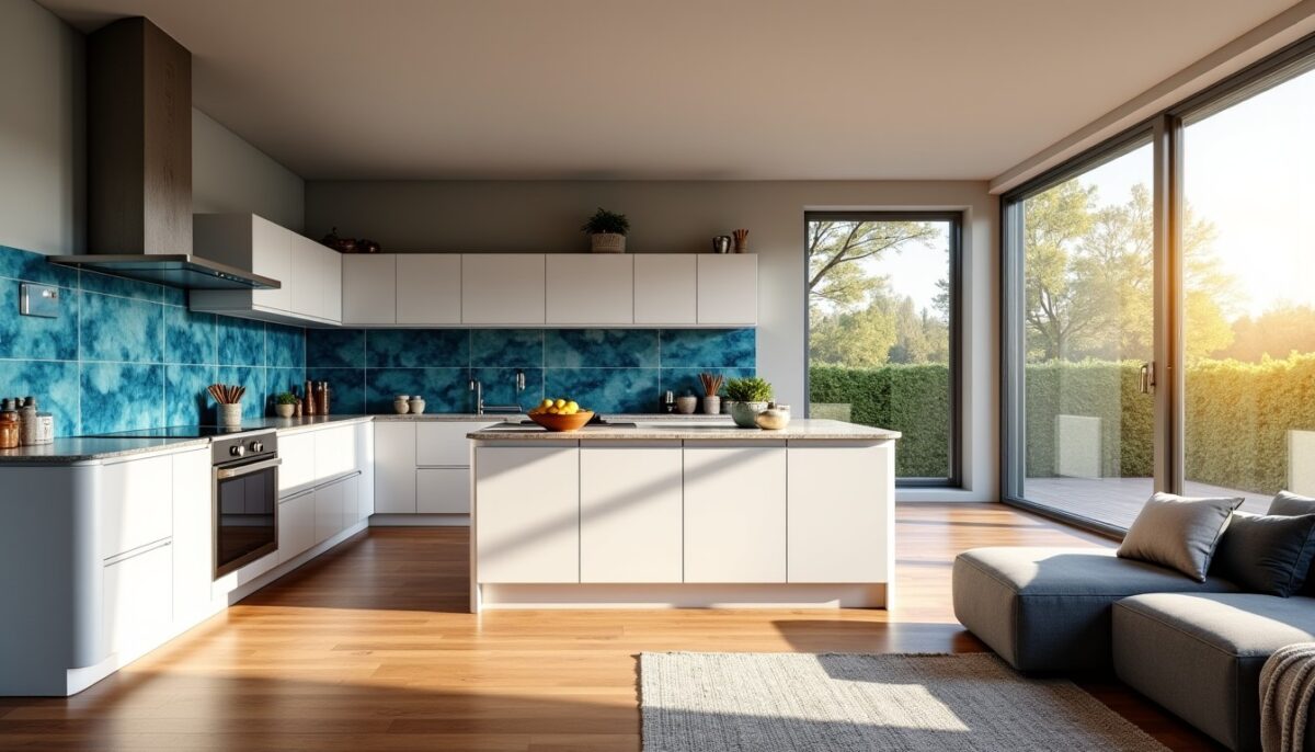 Crédence XXL ou mosaïque : quelle ambiance visuelle pour sublimer votre cuisine ouverte sur le salon ? Crédence XXL ou mosaïque : quelle ambiance visuelle pour sublimer votre cuisine ouverte sur le salon ?