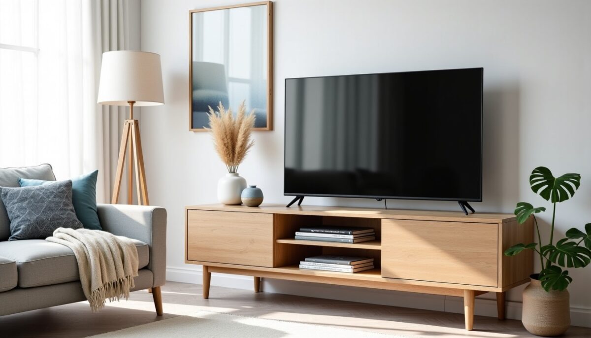 Guide pratique pour sélectionner le meuble TV parfait au style scandinave