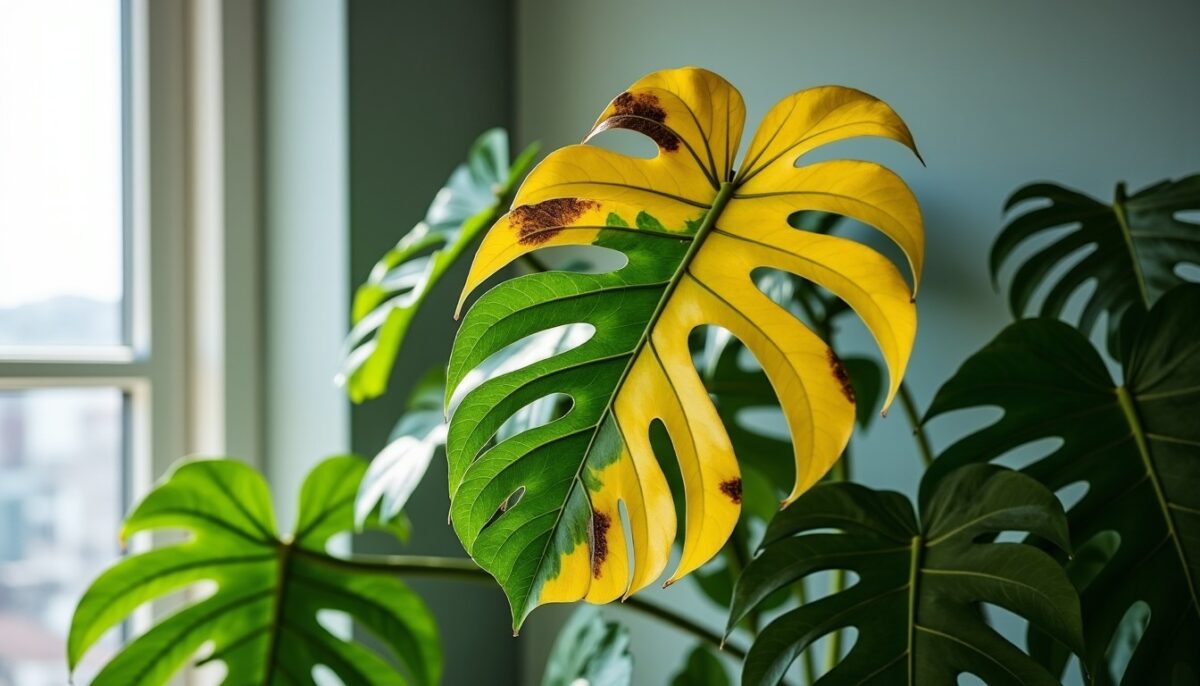 Monstera : comprendre les causes du jaunissement des feuilles et comment y remédier Monstera : comprendre les causes du jaunissement des feuilles et comment y remédier